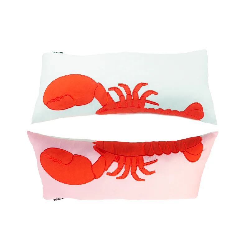 TIME-Limited Offer Double Sided Cushion | Lobster | Pink & Red