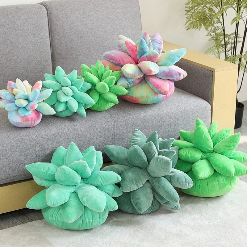 Special Price Succulent Plush Pillow