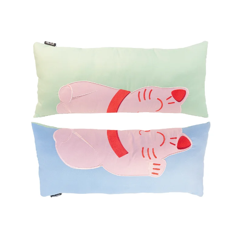 The Best Prices Double Sided Cushion | Lucky Cat | Pink & Blue