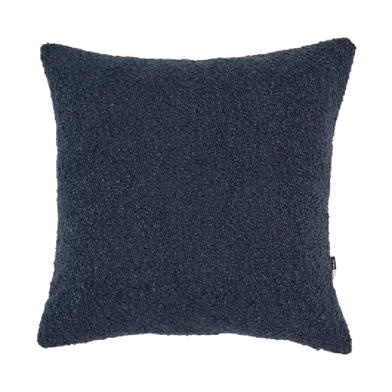 Super Bargain Rubble Boucle Cushion | Navy | 45x45cm
