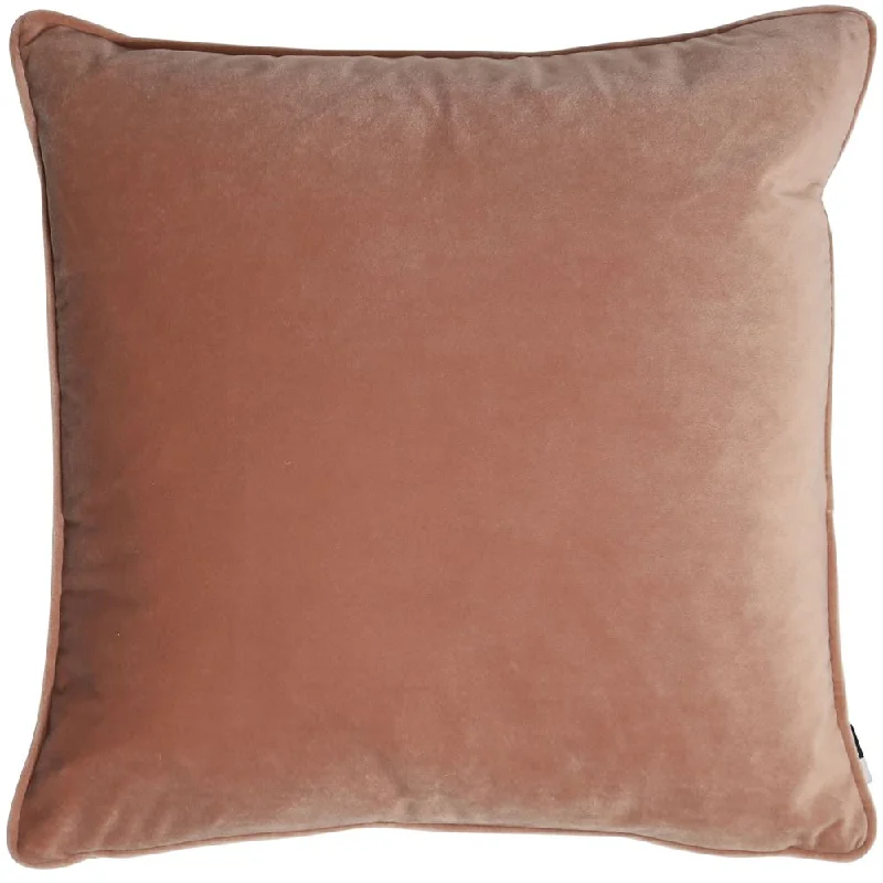 Hurry In Luxe Matt Velvet Cushion | Putty Pink | 50x50cm