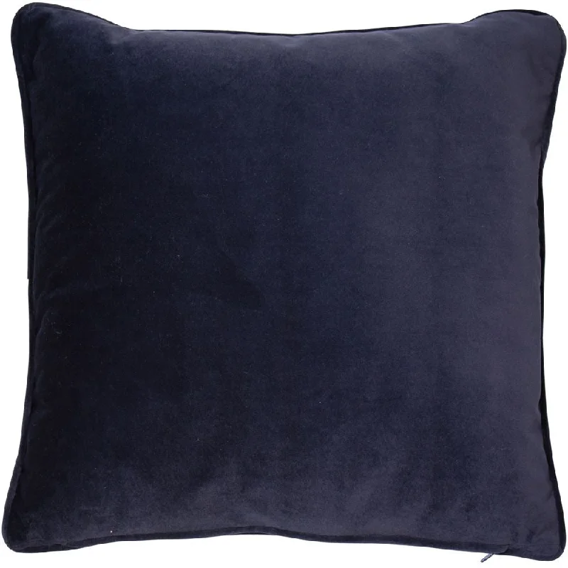 Instant Discount Luxe Matt Velvet Cushion | Navy | 50x50cm