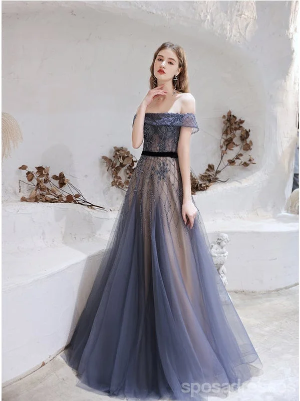 Extra Savings Elegant Blue A-line Off Shoulder Long Prom Dresses Online, Evening Party Dresses,12756 Extra Savings Elegant Blue A-line Off Shoulder Long Prom Dresses Online, Evening Party Dresses,12756