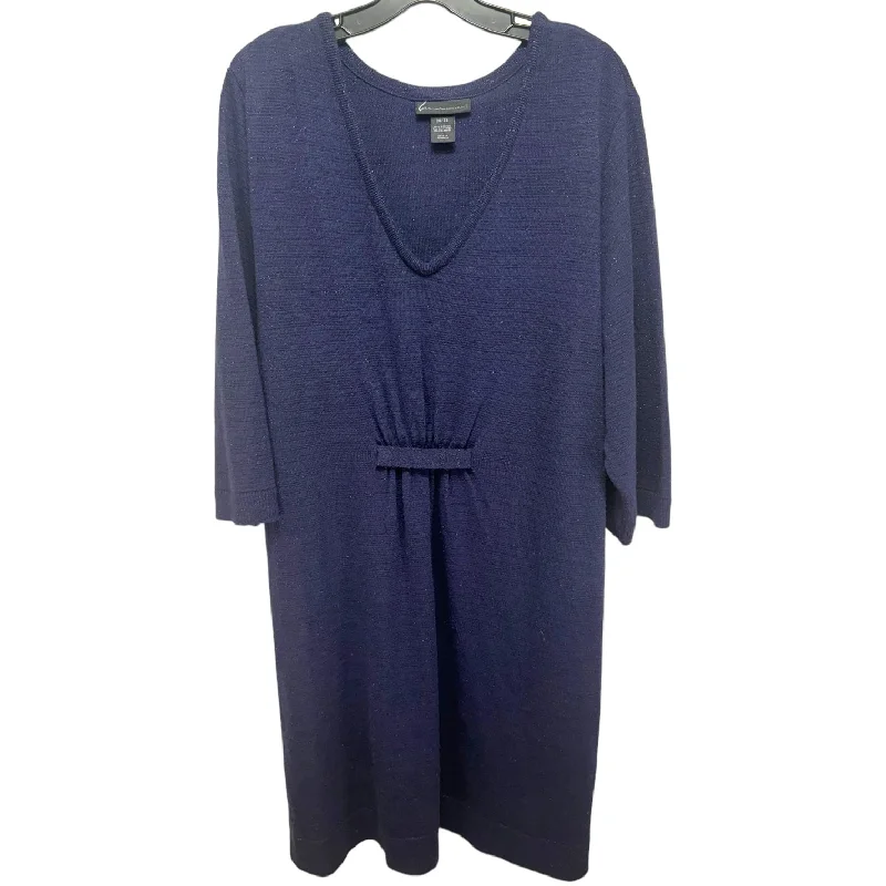 Don’t Miss Out Dress Casual Short By Lane Bryant In Purple, Size: 26