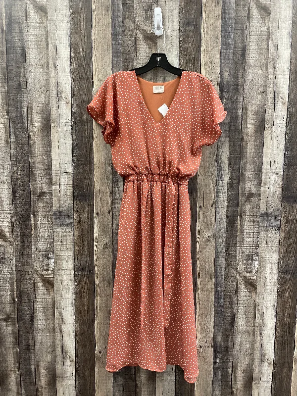 Inventory Reduction Dress Casual Maxi By Sienna Sky In Polkadot Pattern, Size: Xs