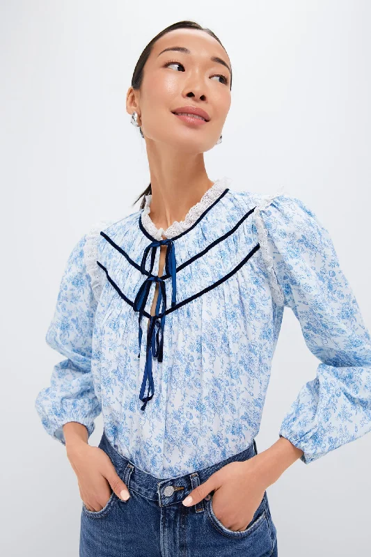Lowest Price Blue Rose Colette Top