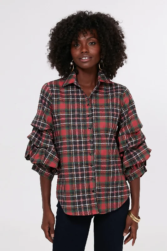 Clearance Items Exclusive Red Plaid Seville Shirt