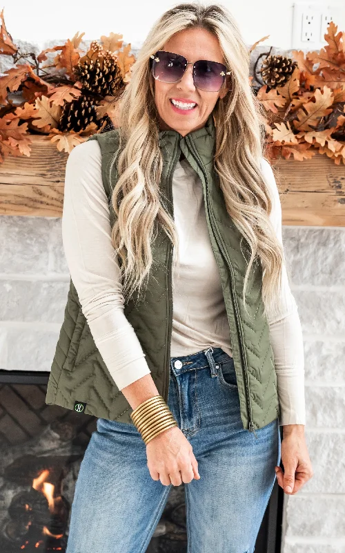 Last Chance Quilted Vest Repreve Eco Vest** - Final Sale