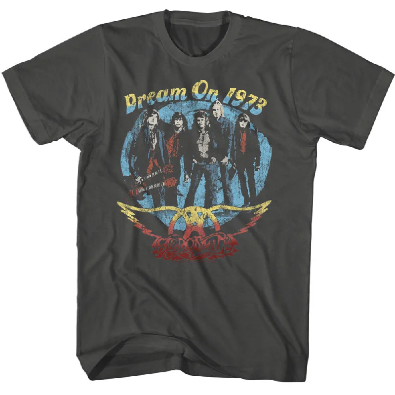 Grand Opening Sale Aerosmith Dream On 1973 Smoke T-shirt