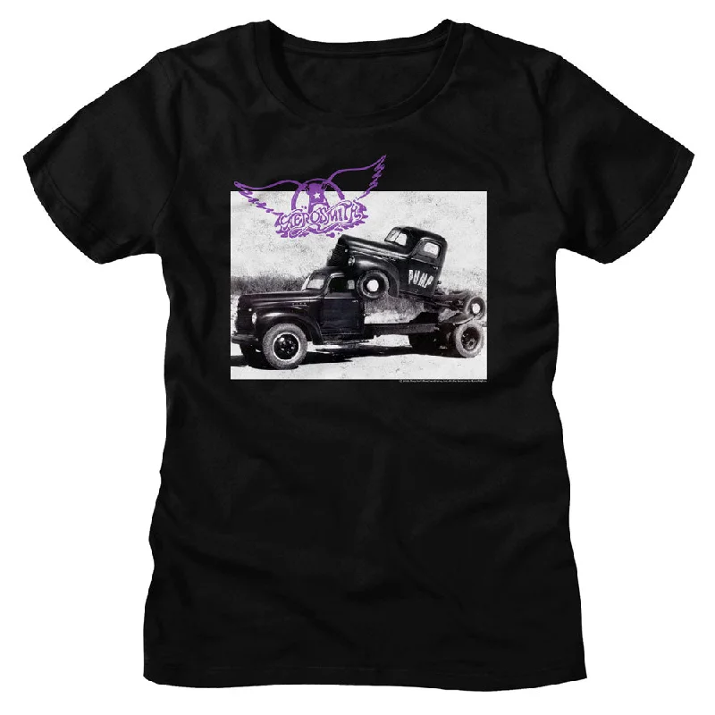 Limited Stock Aerosmith Ladies T-Shirt Pump Album Tee