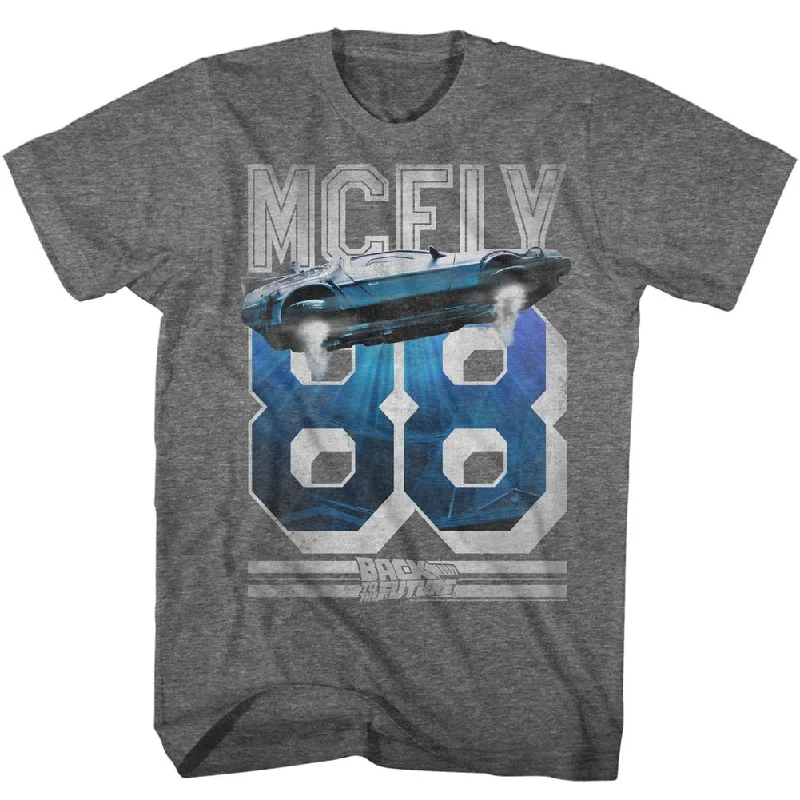 Stock Clearance Back to the Future 88 McFly Grey T-shirt