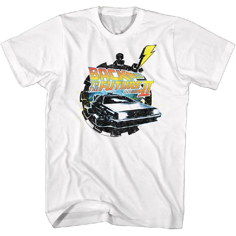 Exclusive Preview Back to the Future II Stopwatch White T-shirt