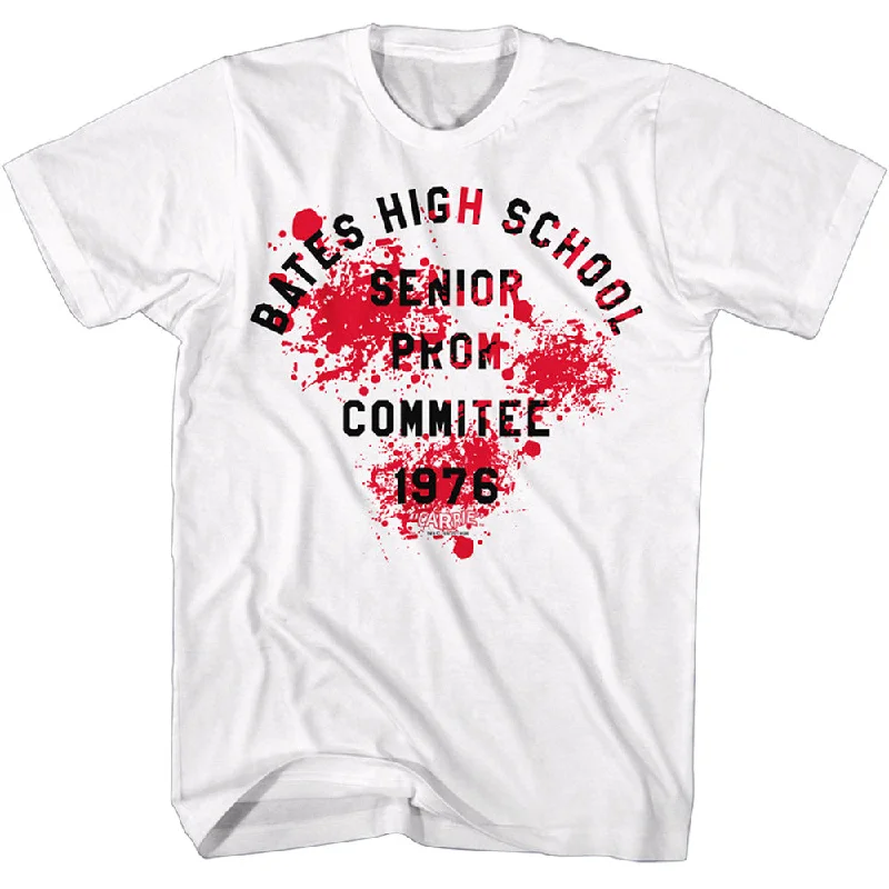 Instant Discount Carrie Prom Commitee 1976 White T-shirt