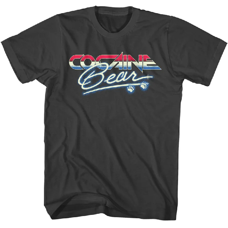 Daily Deals Cocaine Bear Retro Glowing Wild Bear Smoke T-shirt