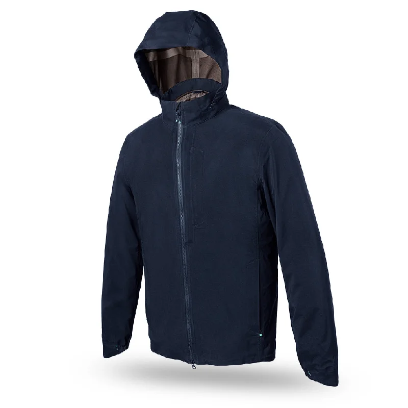 Loyalty Reward Elements Jacket with Hood in Deep Sea
