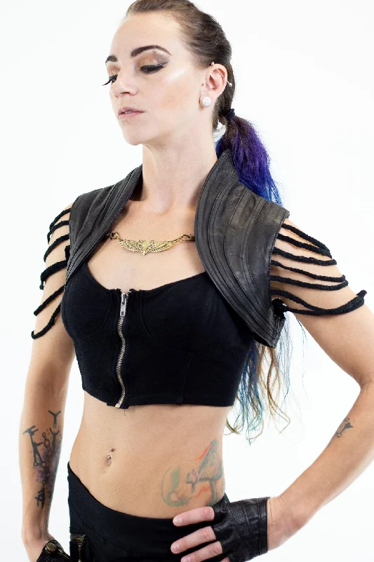 Year-End Clearance Flight Leather Bolero