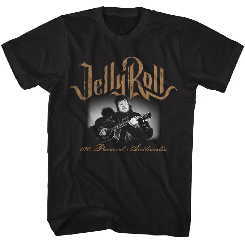 Crazy Deals Jelly Roll Guitar Photo Black T-shirt
