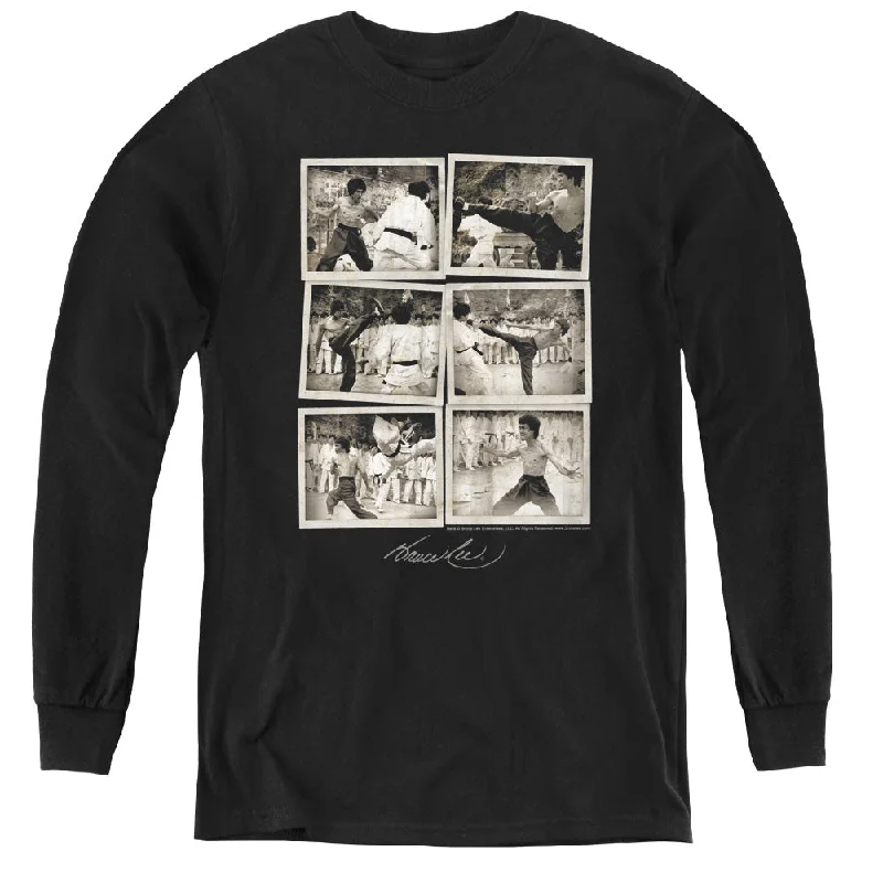 Deal Alert Kids Bruce Lee T-Shirt Snap Shots Youth Long Sleeve Shirt