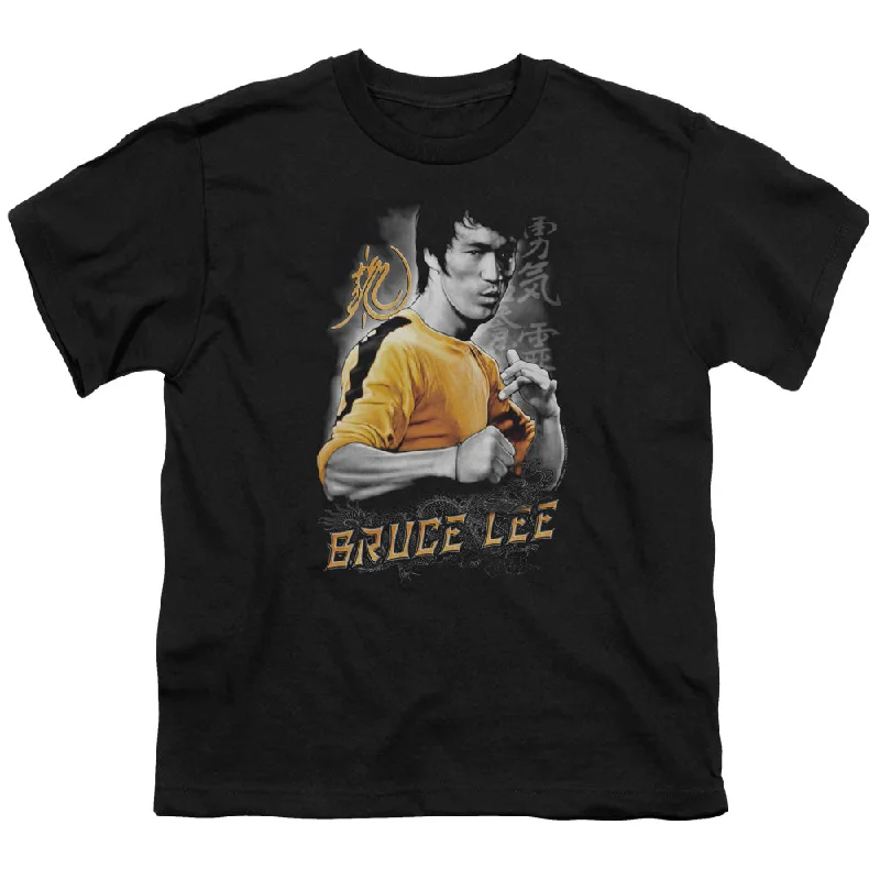 Special Discount Kids Bruce Lee T-Shirt Yellow Dragon Youth Shirt