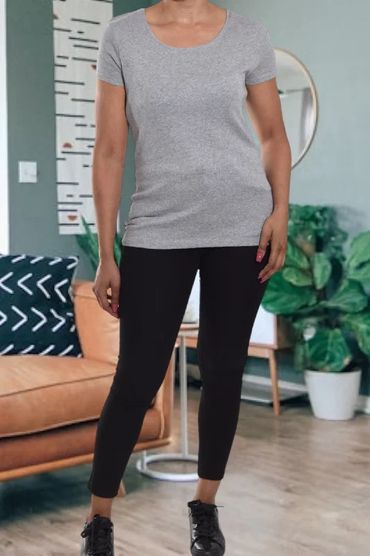 Major Savings Light Grey Plain Tee
