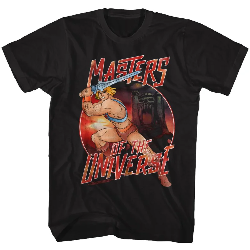 Special Promotion Masters of the Universe He-Man In Action Black T-shirt