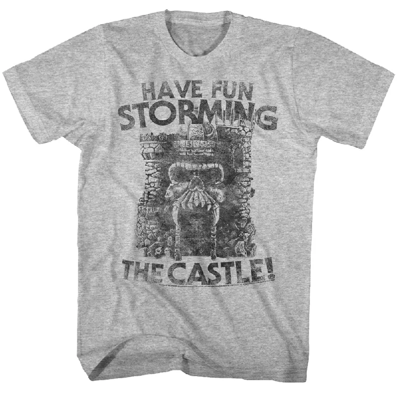 Huge Savings Masters of the Universe Storming The Castle Grey Tall T-shirt