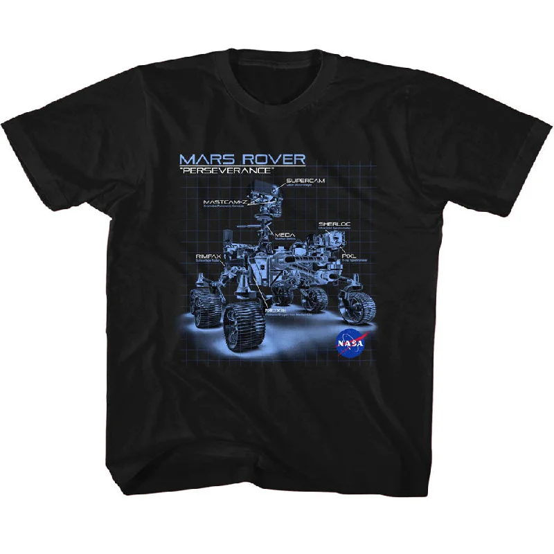 Bonus Savings NASA Kids T-Shirt Mars Rover Perseverance Tee