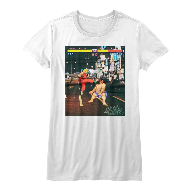 Fantastic Deals Street Fighter Juniors T-Shirt Video Game Ken Vs E. Honda Tee
