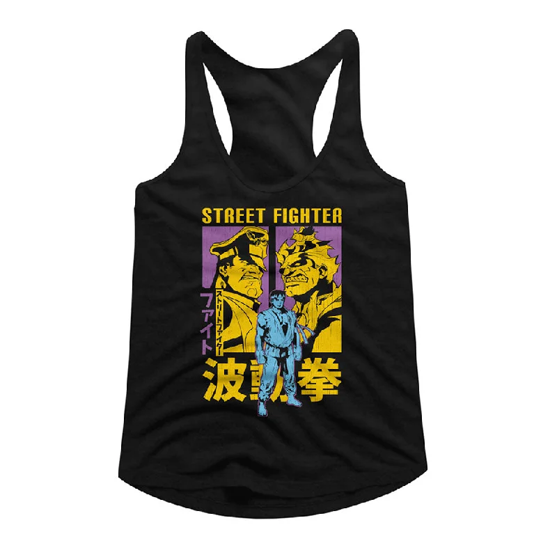 Value Deals Street Fighter Ladies Racerback Tanktop Akuma vs M Bison Tank