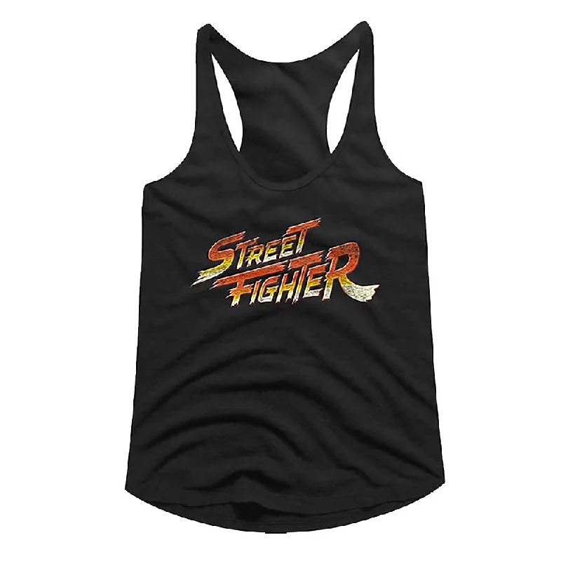Buy Now Street Fighter Ladies Racerback Tanktop Logo Tank