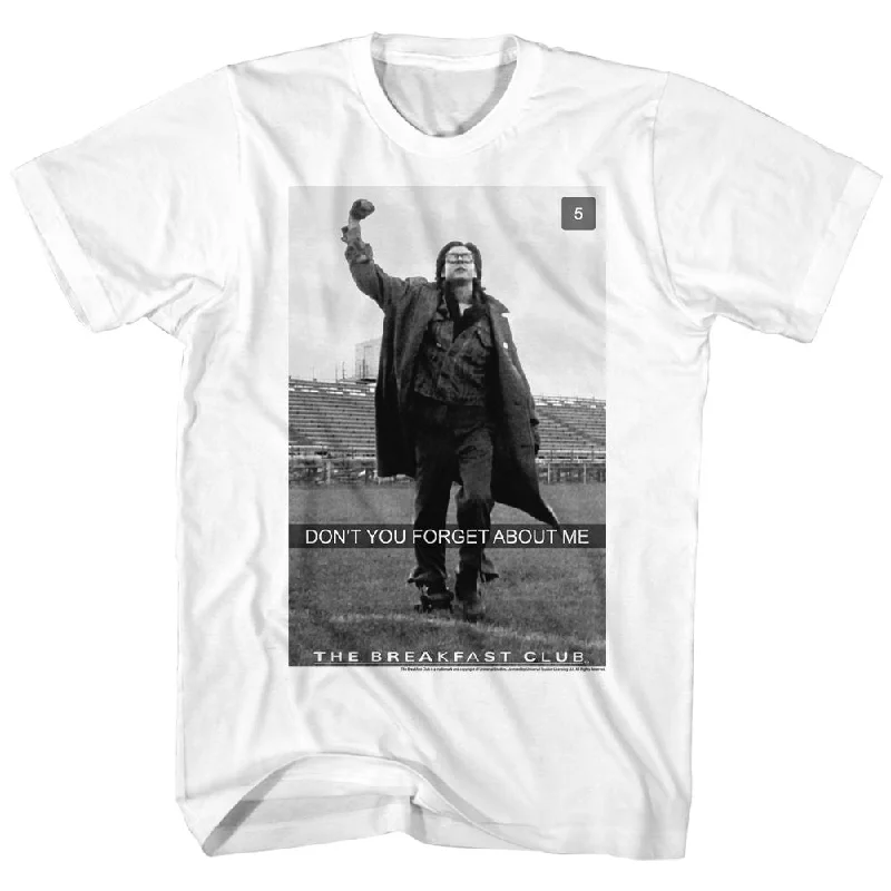 Super Sale The Breakfast Club Bender Don't You Forget About Me Quote White Tall T-shirt