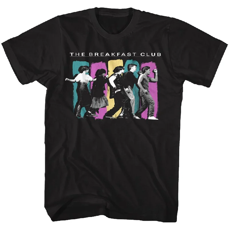 Final Clearance The Breakfast Club Dancing in Motion Black T-shirt