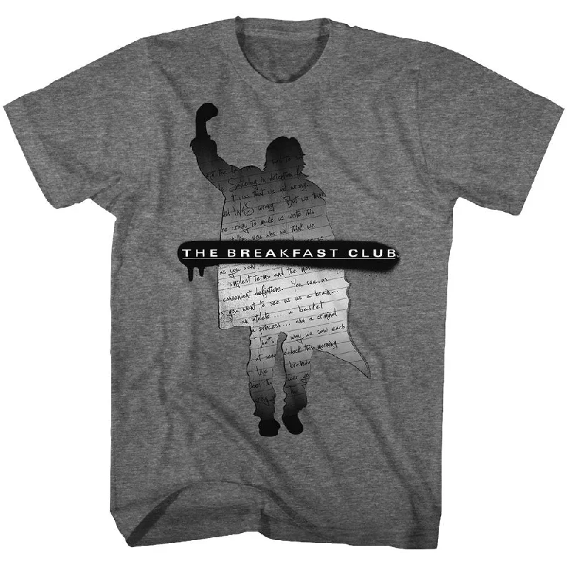 Savings Galore The Breakfast Club Essay Silhouette Graphite T-shirt