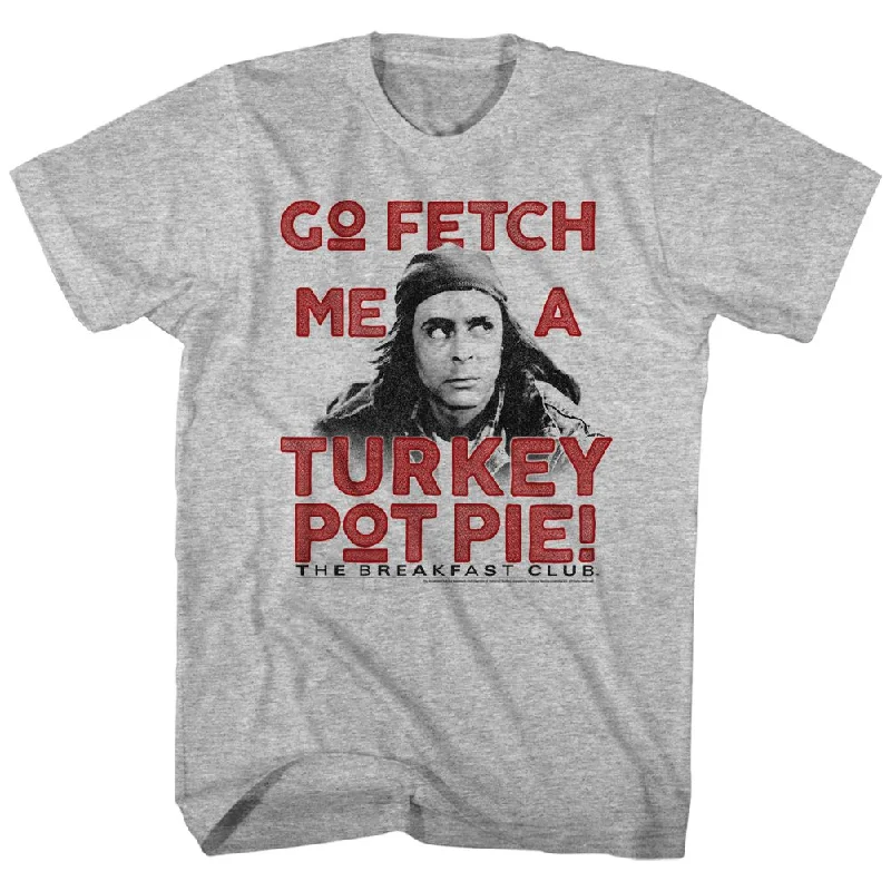 Stock Clearance The Breakfast Club Turkey Pot Pie Grey T-shirt