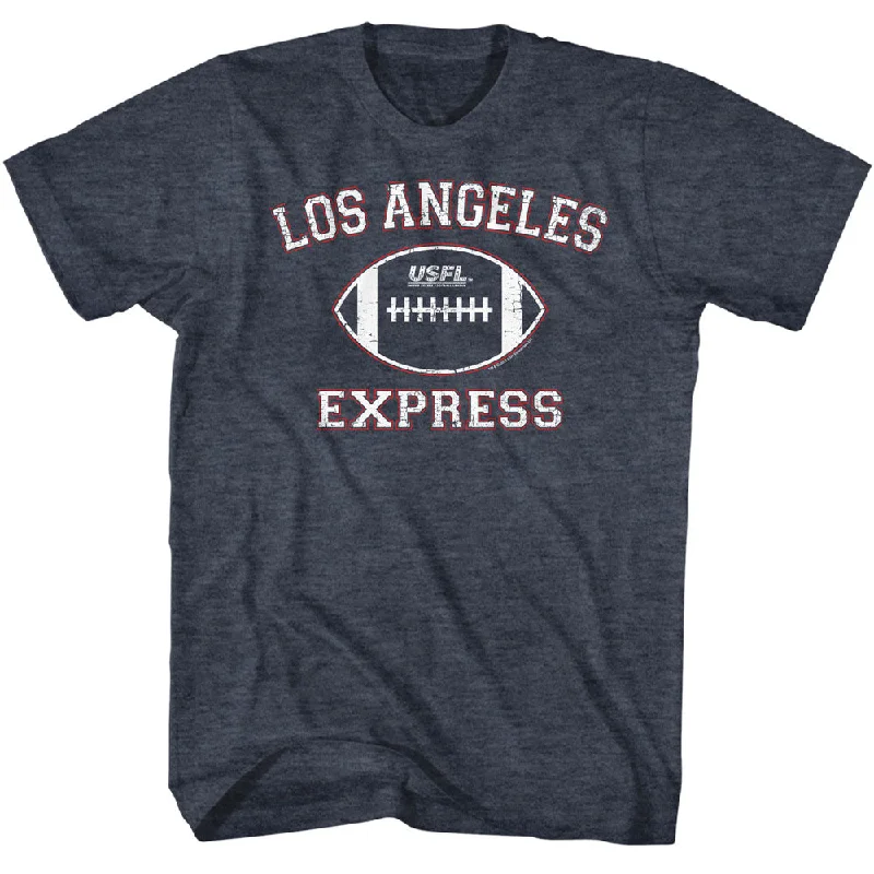 Savings Alert USFL Los Angeles Express Heather Navy T-shirt